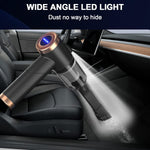 Vacuum Cleaner And Air Duster For Cars, Homes, Offices And Pets, High-power, Multi-nozzle Handheld Car Vacuum Cleaner.