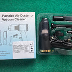 Vacuum Cleaner And Air Duster For Cars, Homes, Offices And Pets, High-power, Multi-nozzle Handheld Car Vacuum Cleaner.